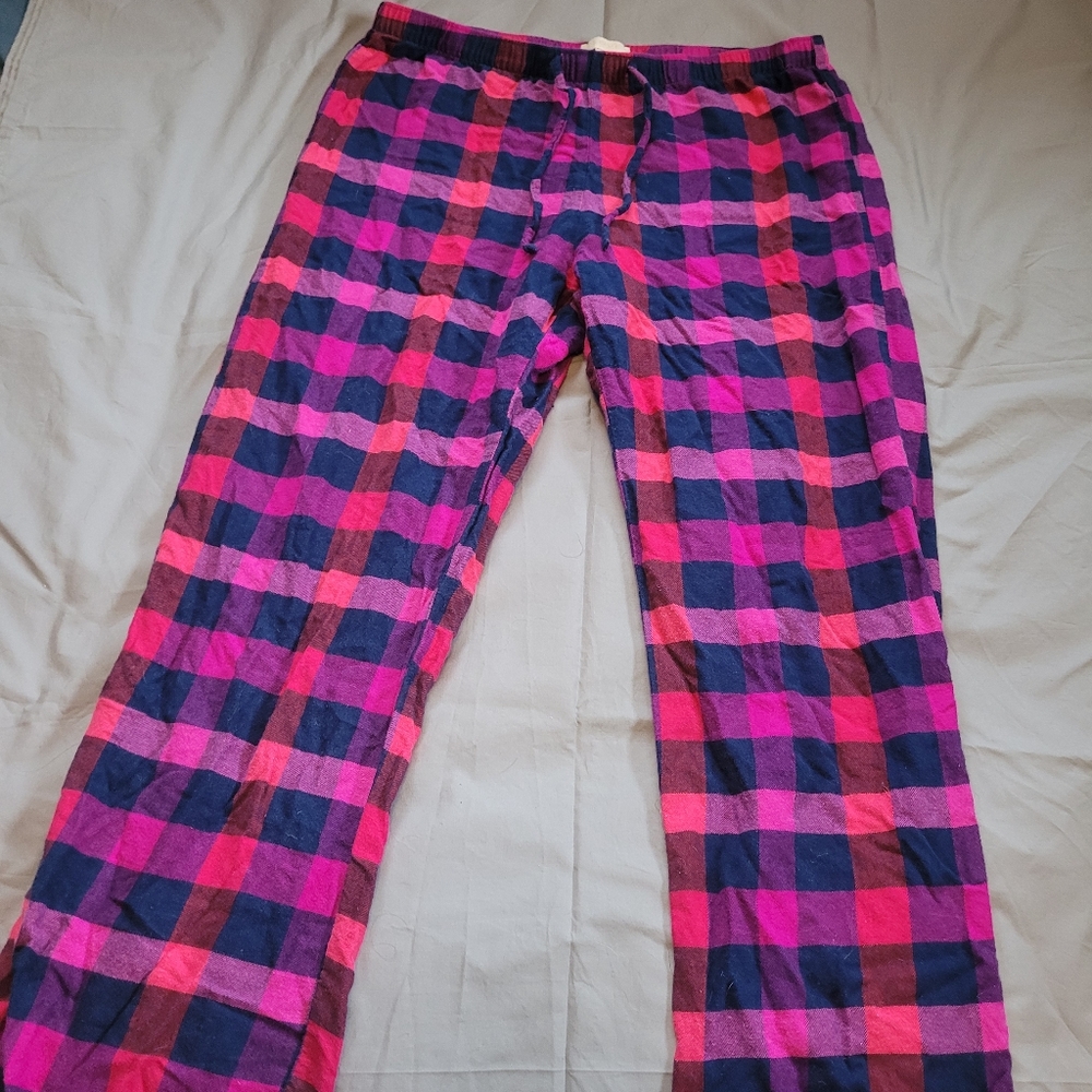 Plaid pj pants